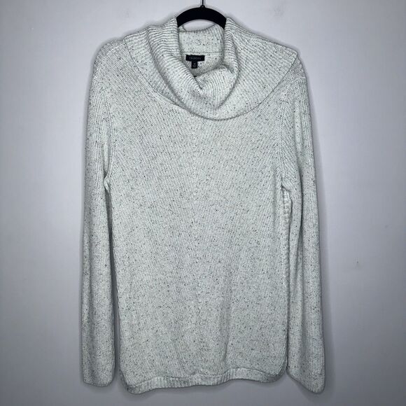 Talbots Women’s Speckled Cowl Neck Sweater Size Medium - Picture 1 of 5